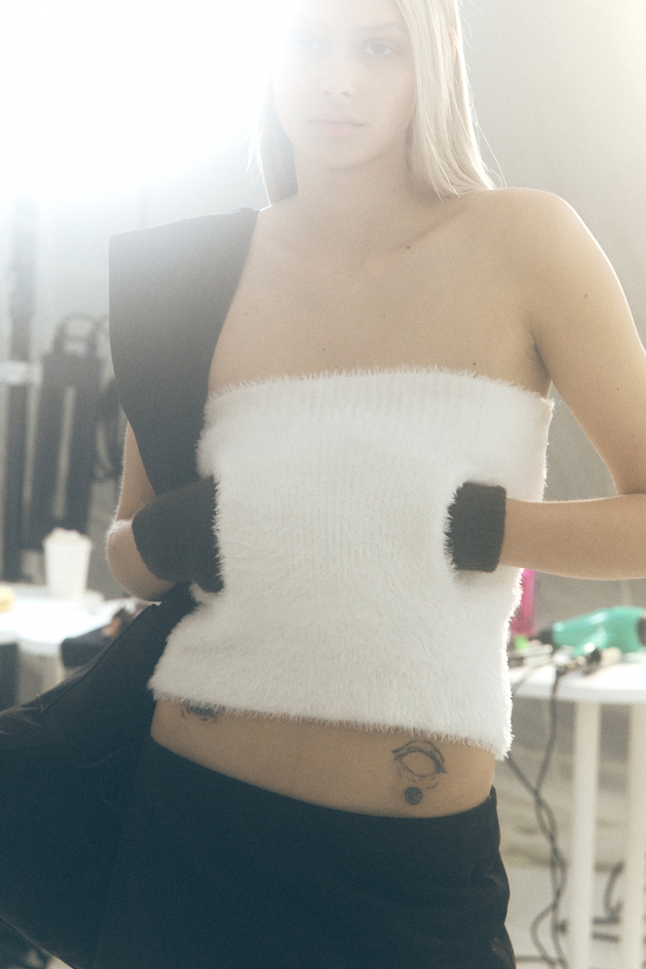 Yak mittens in dark chocolate wool