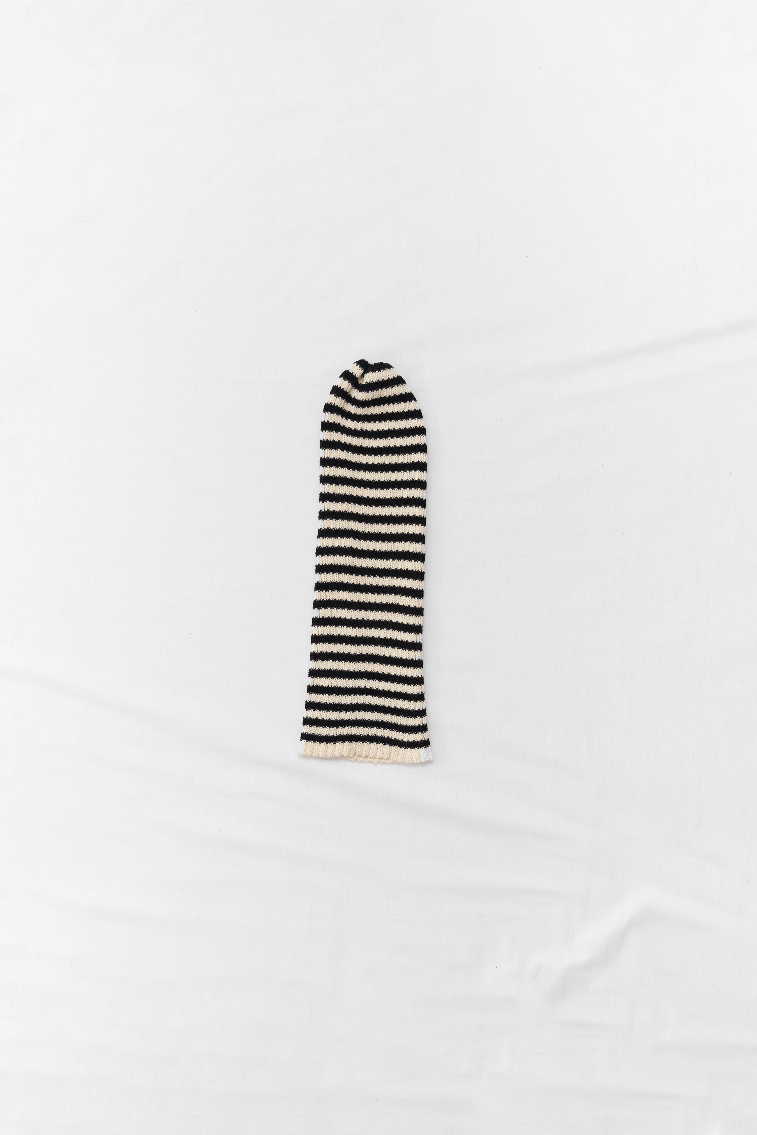 Striped knit hat