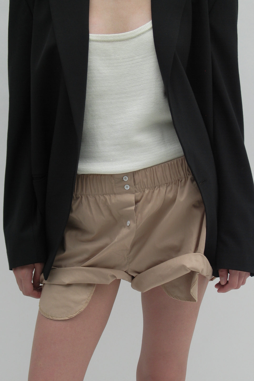 Beige shorts