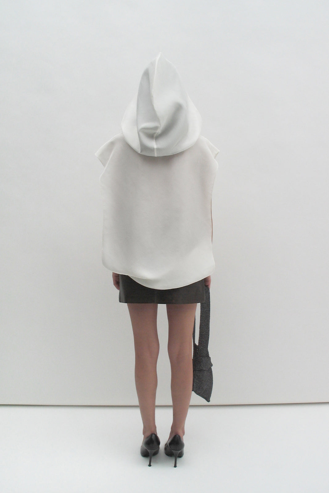 Hooded cutout top