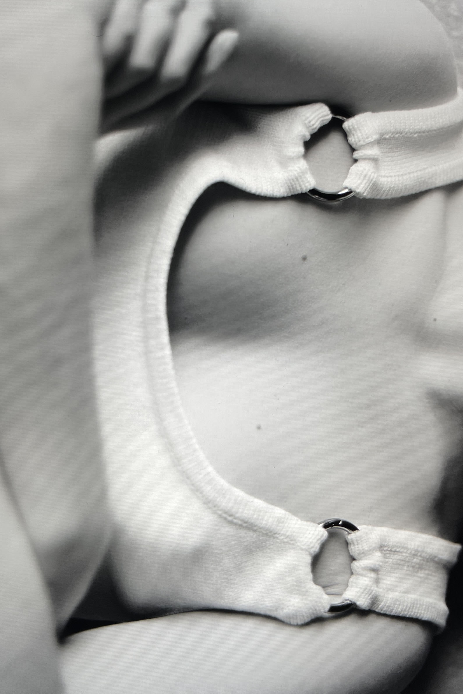 Anneau supérieur blanc