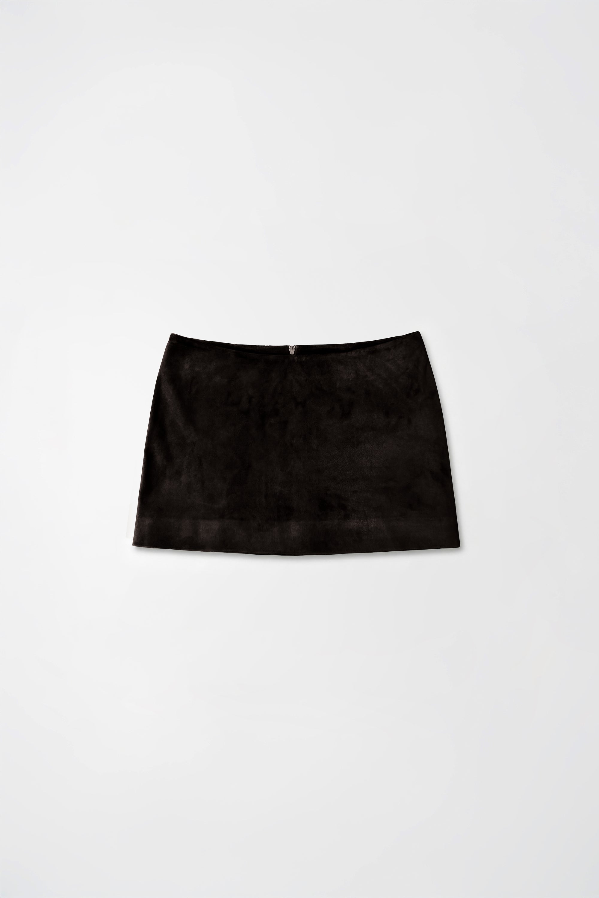 Dark Chocolate Micro Suede Skirt