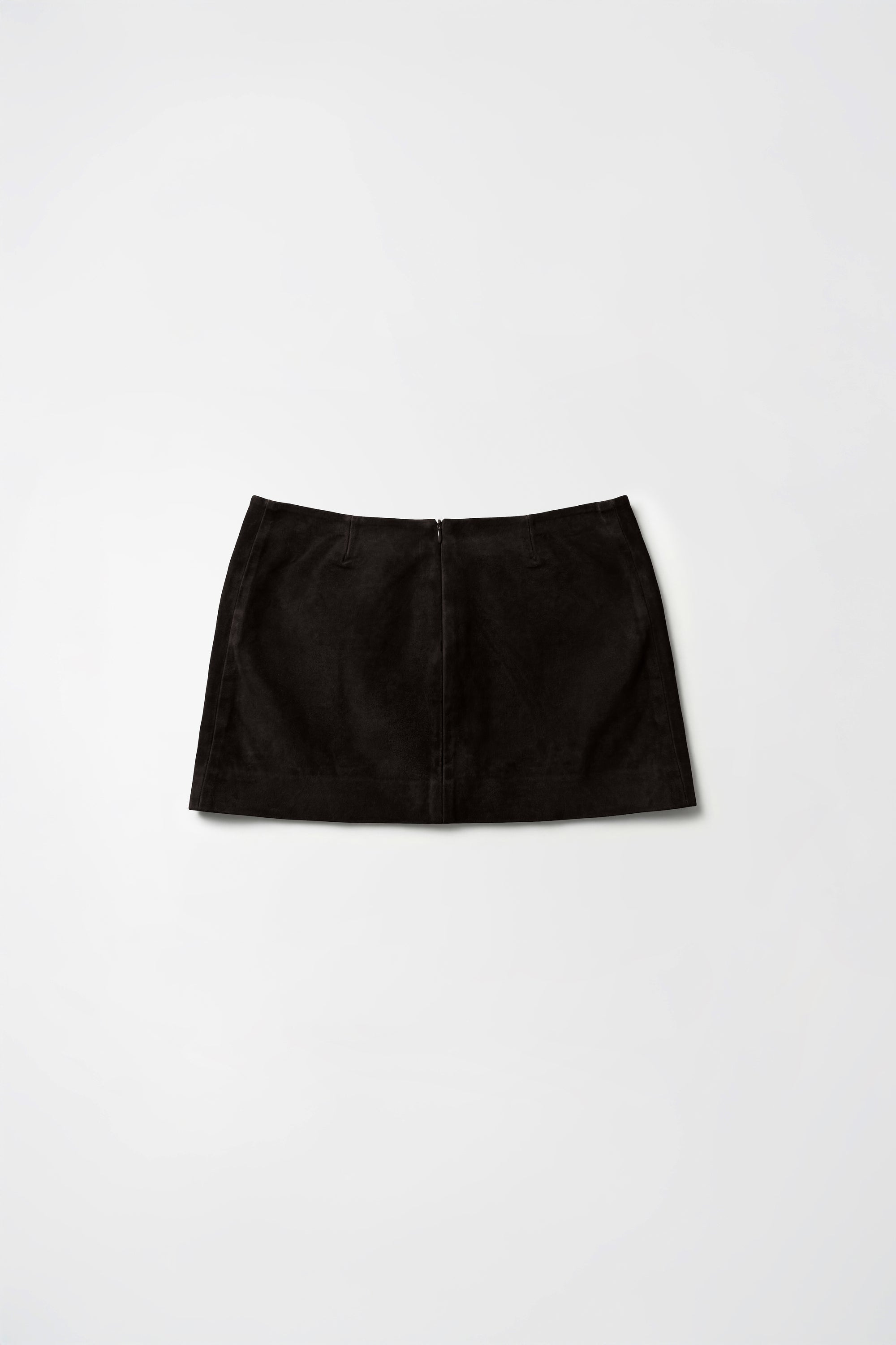 Dark Chocolate Micro Suede Skirt
