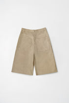 Beige Suede Culottes