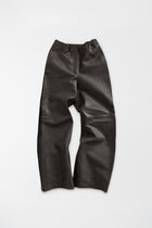 Dark Chocolate Leather Pants