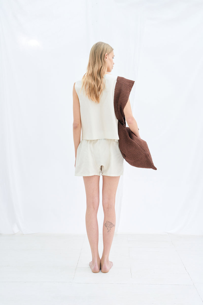 Knit maxi bag