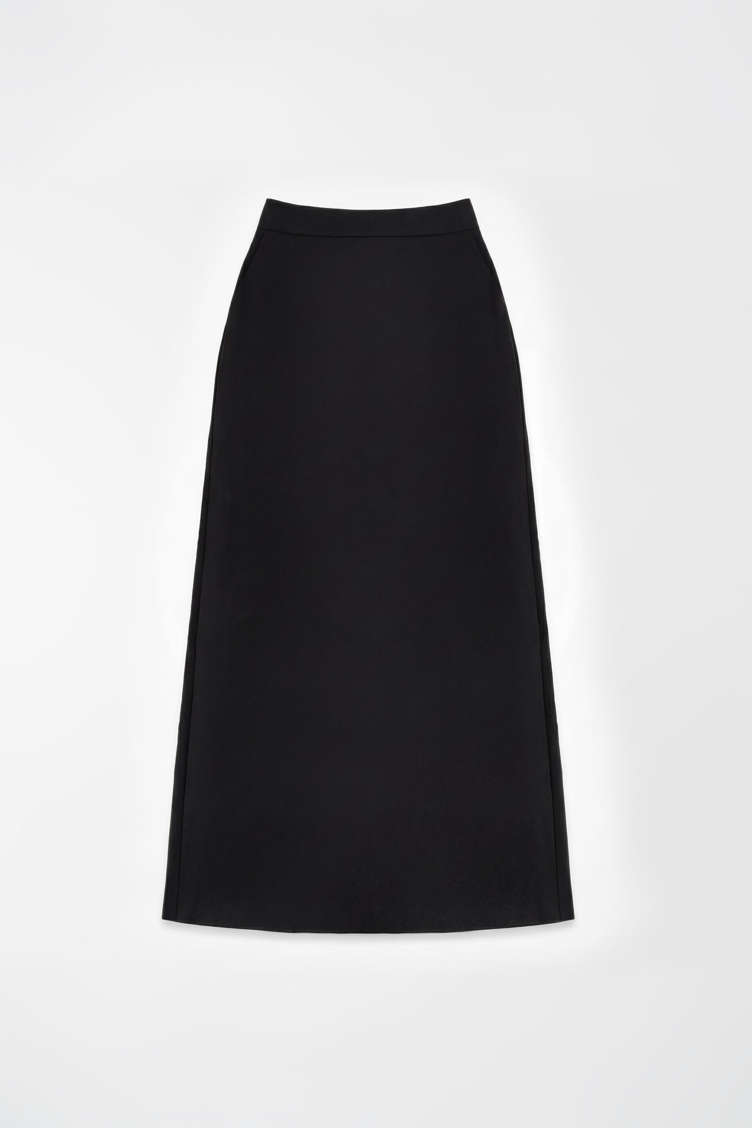 Black Maxi Sporty Skirt