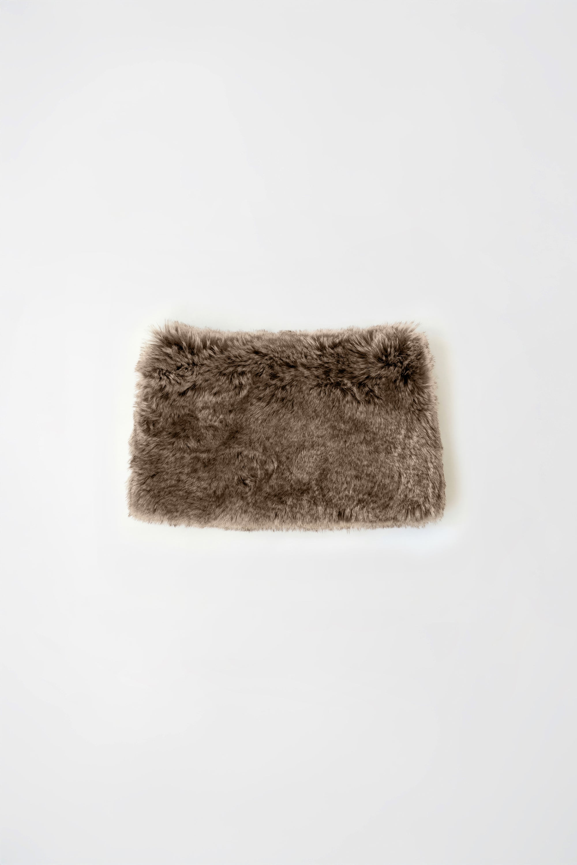 Chameleon Beige Micro Fur Skirt