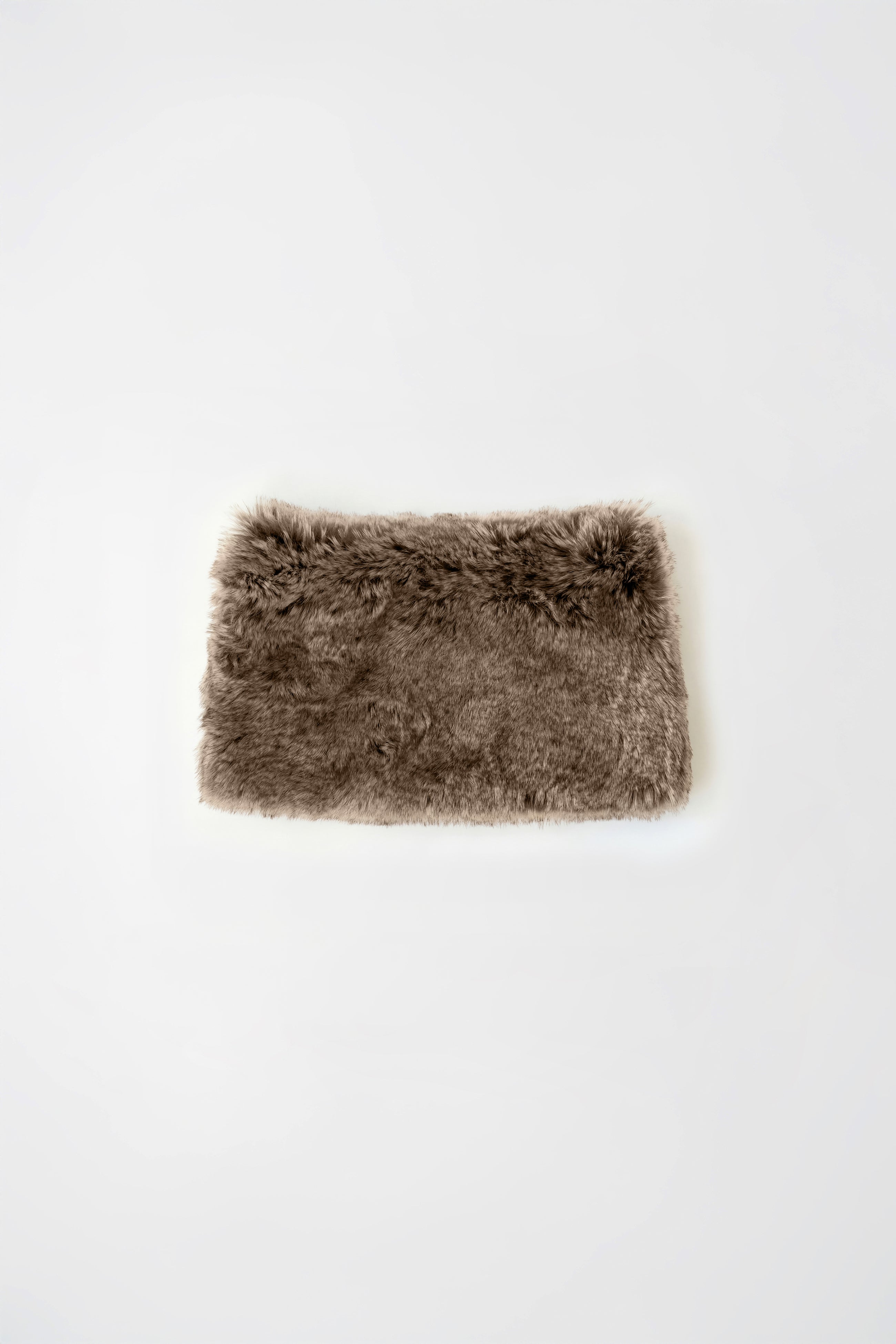 Chameleon Beige Micro Fur Skirt