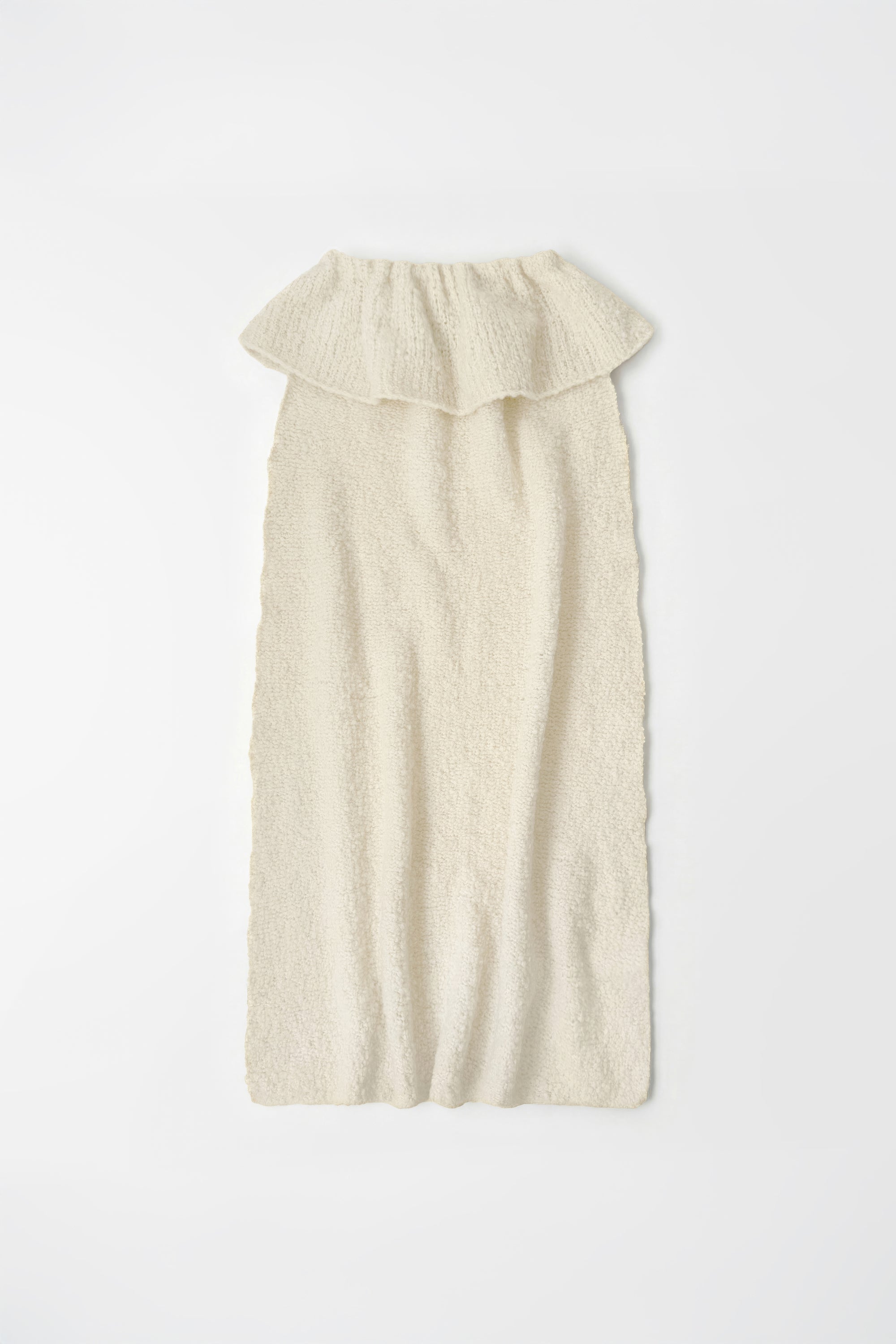Butter White Bouclé Basque