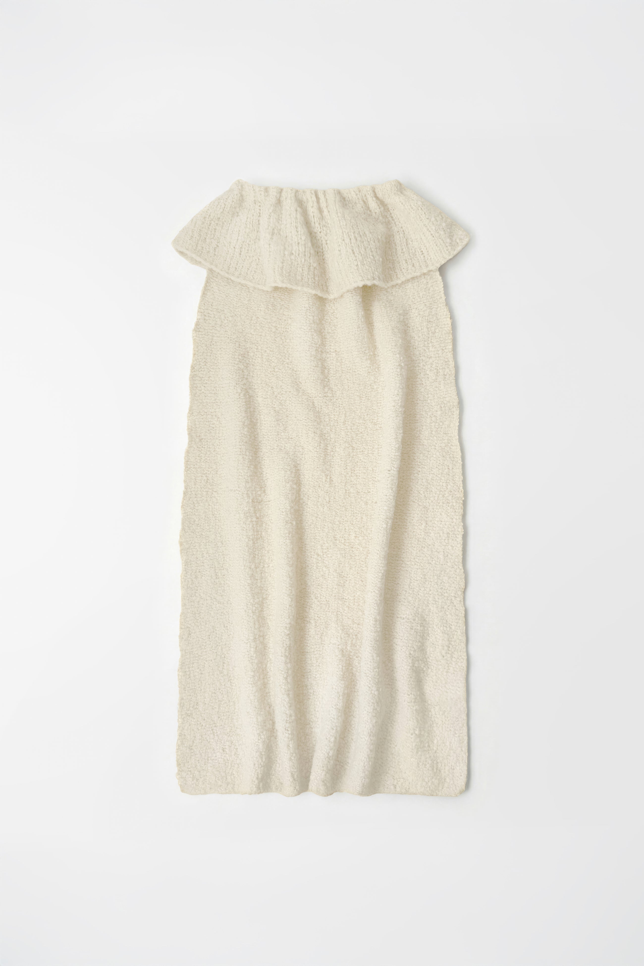 Butter White Bouclé Basque