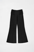 Black Wrap-Tie Pants