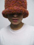Bonnet orange multicolore