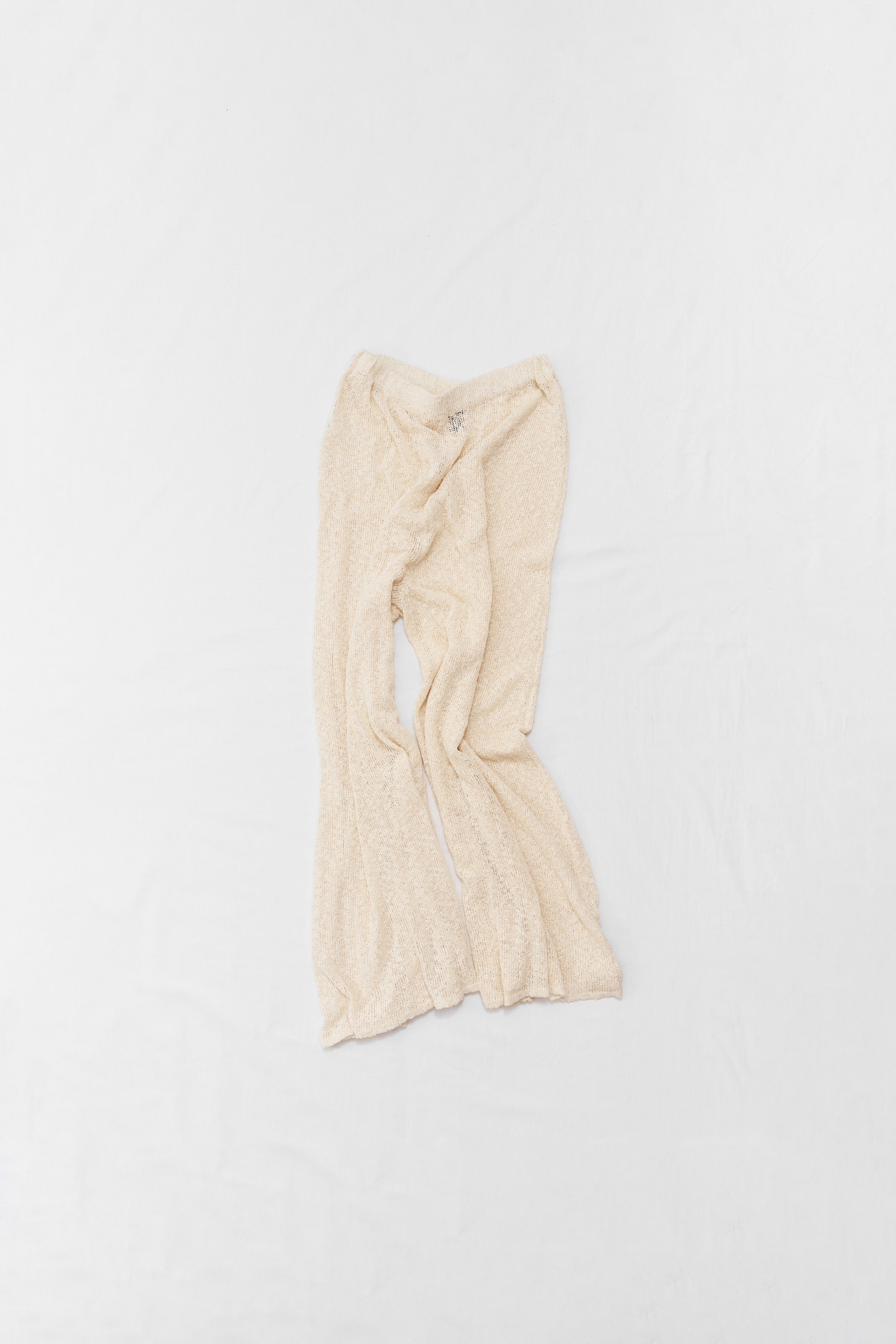 Boucle wide pants