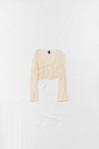 Boucle crop top