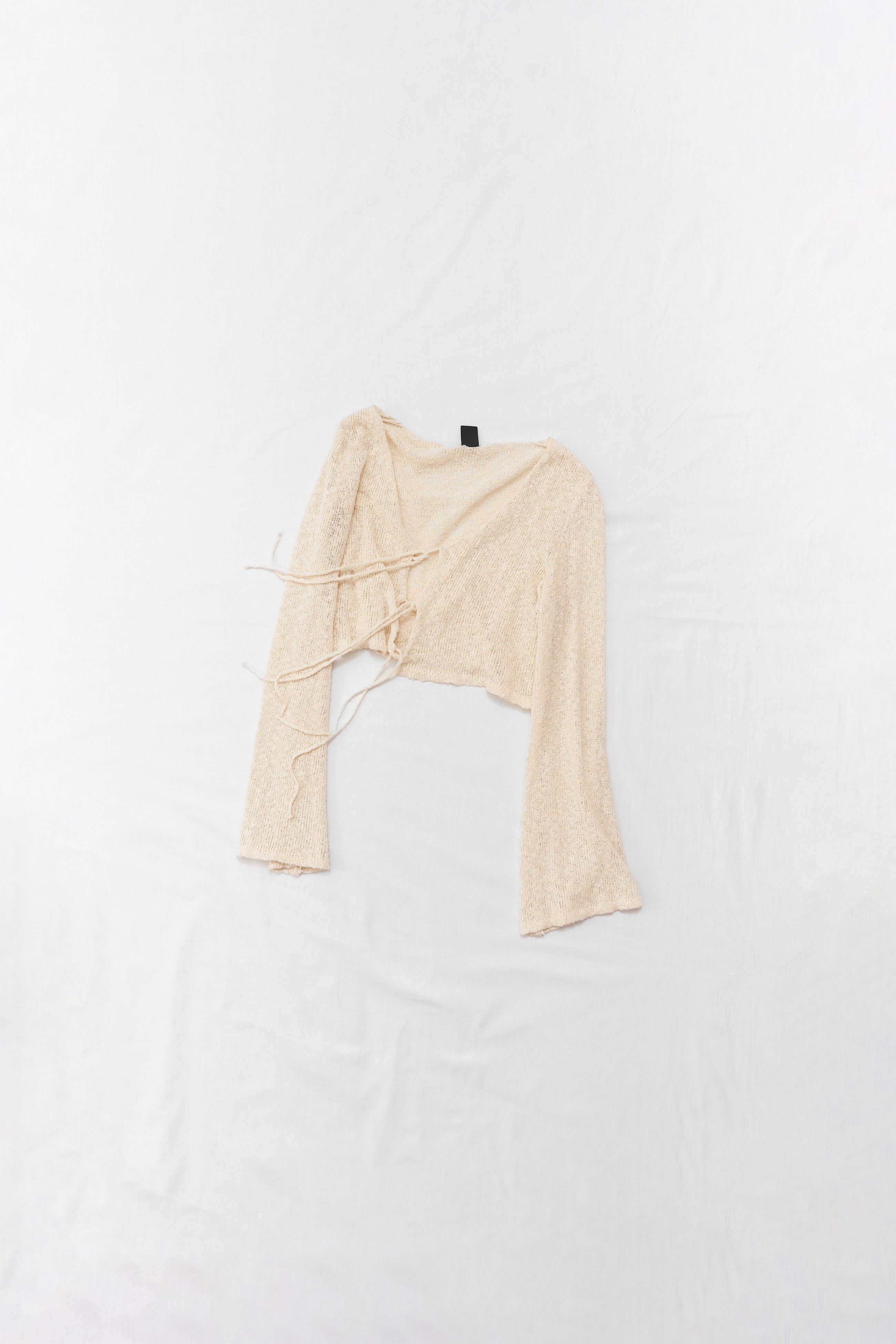Boucle crop top