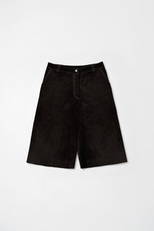 Dark Chocolate Suede Culottes