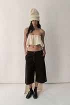 Butter White Bouclé Basque