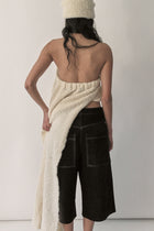 Butter White Bouclé Basque