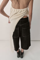 Dark Chocolate Suede Culottes