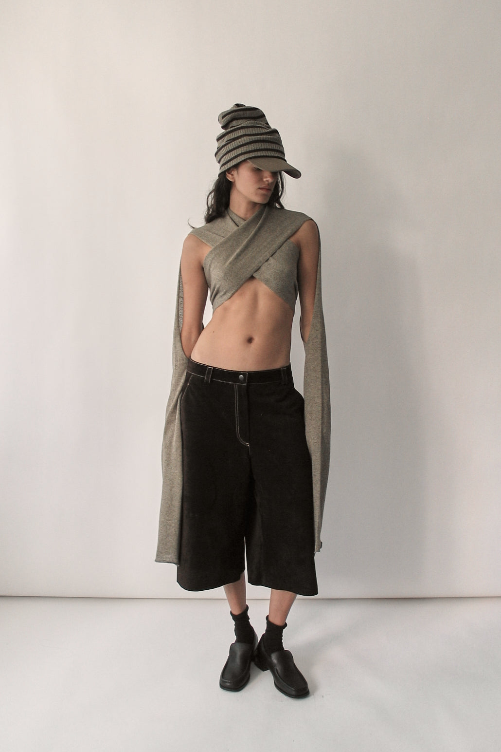Dark Chocolate Suede Culottes