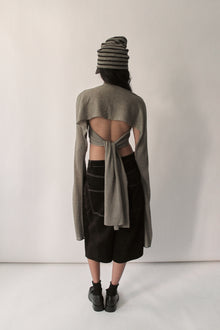 Khaki Crossover Top
