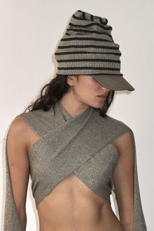 Khaki Crossover Top