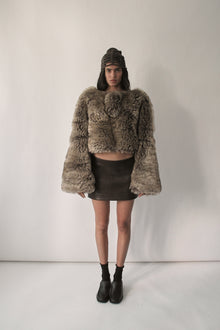 Chameleon Beige Bolero Fur