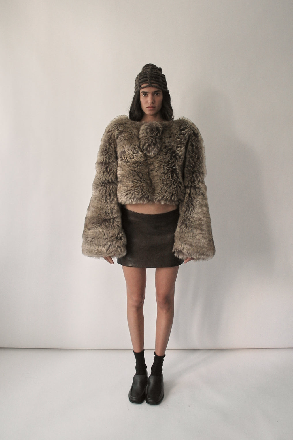 Chameleon Beige Bolero Fur