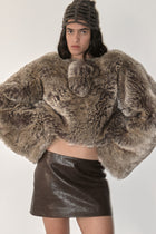 Chameleon Beige Bolero Fur