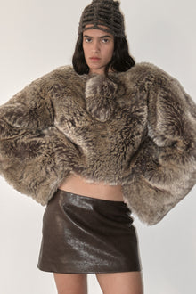 Chameleon Beige Bolero Fur