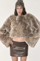 Chameleon Beige Bolero Fur