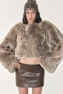Chameleon Beige Bolero Fur