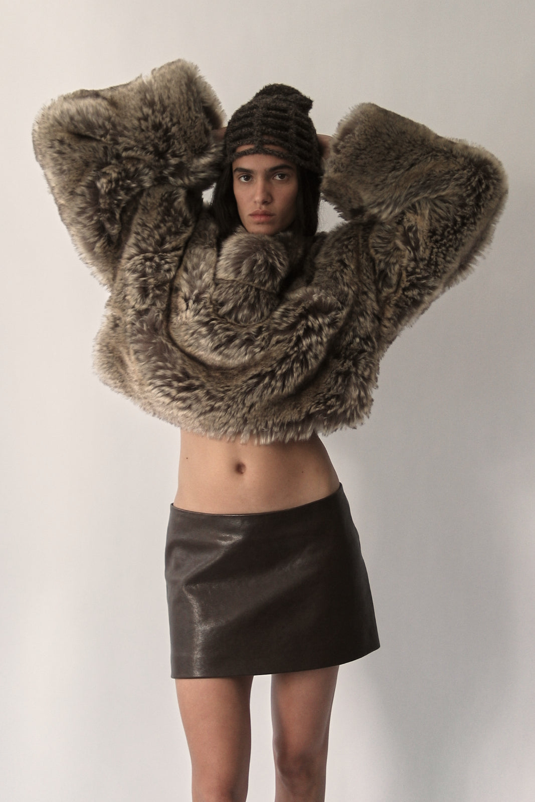 Chameleon Beige Bolero Fur