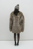 Veste en fourrure écologique