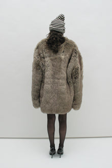 Veste en fourrure écologique