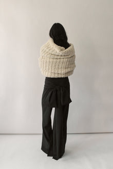 Black Wrap-Tie Pants