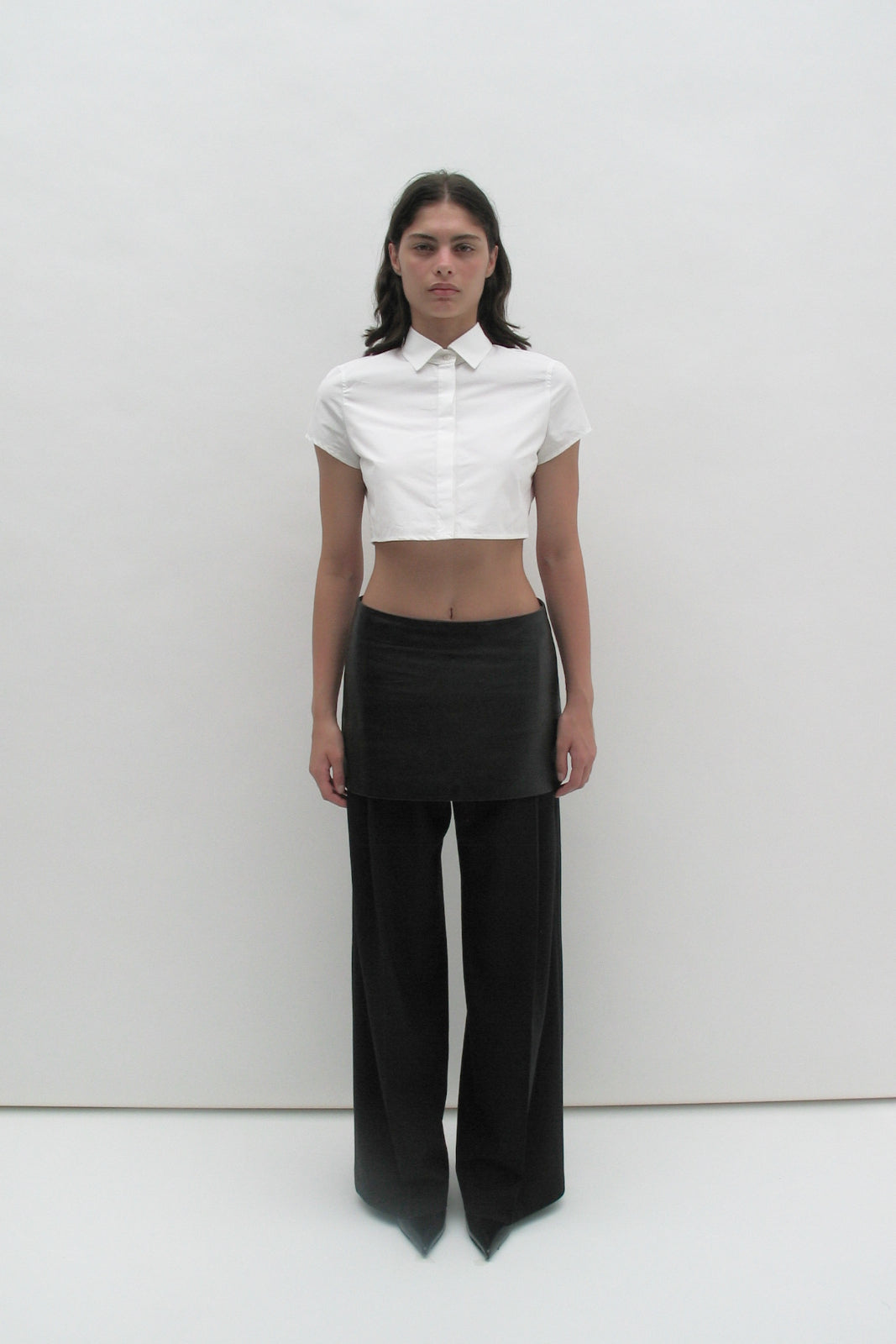 Cropped shirt