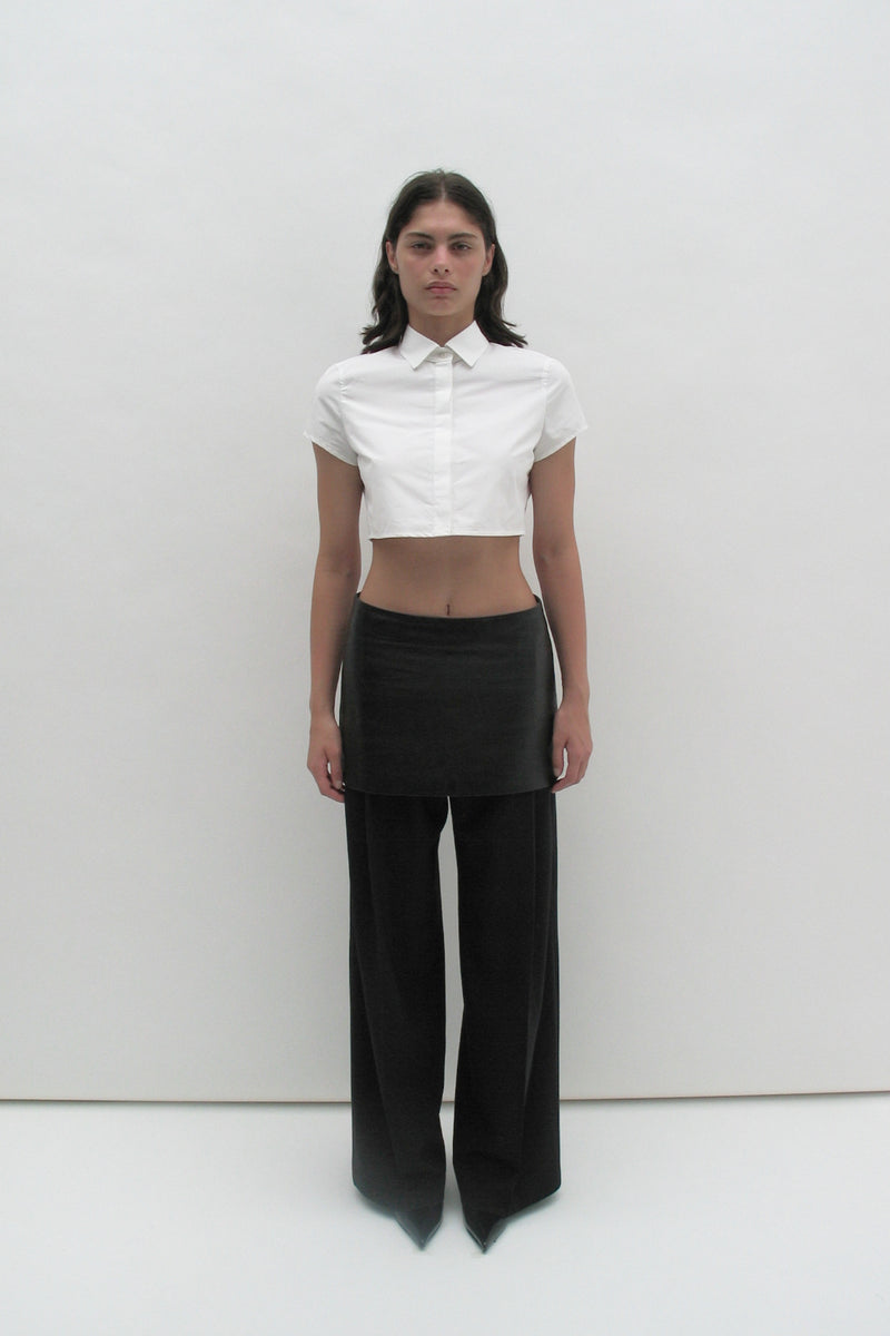 Cropped shirt