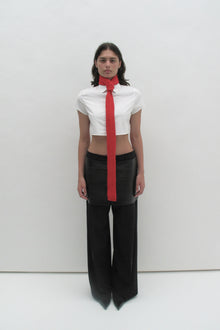 Red tie-scarf