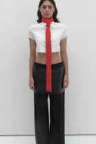 Red tie-scarf