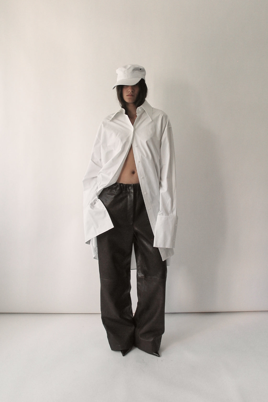 Dark Chocolate Leather Pants