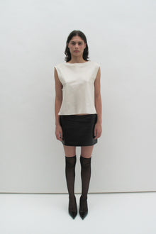 Silk crop top