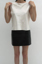 Silk crop top