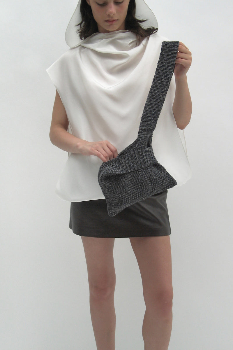 Knit mini bag