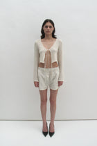 Boucle crop top