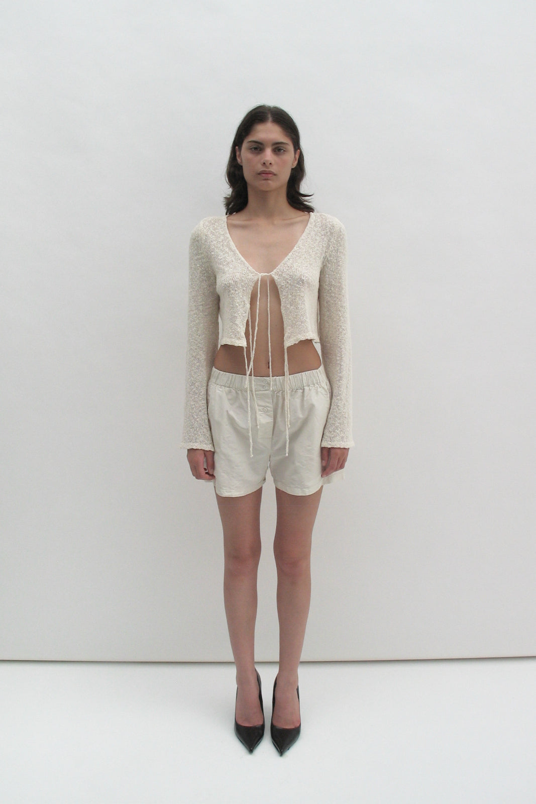 Boucle crop top