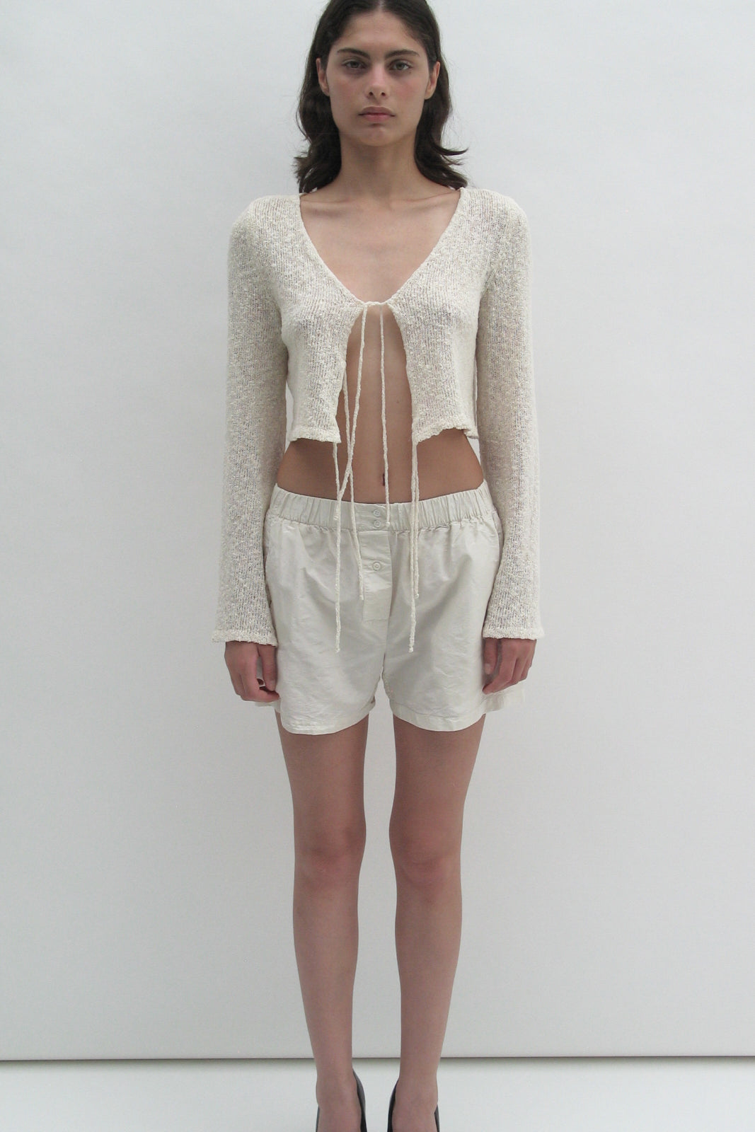 Boucle crop top