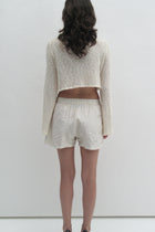 Boucle crop top