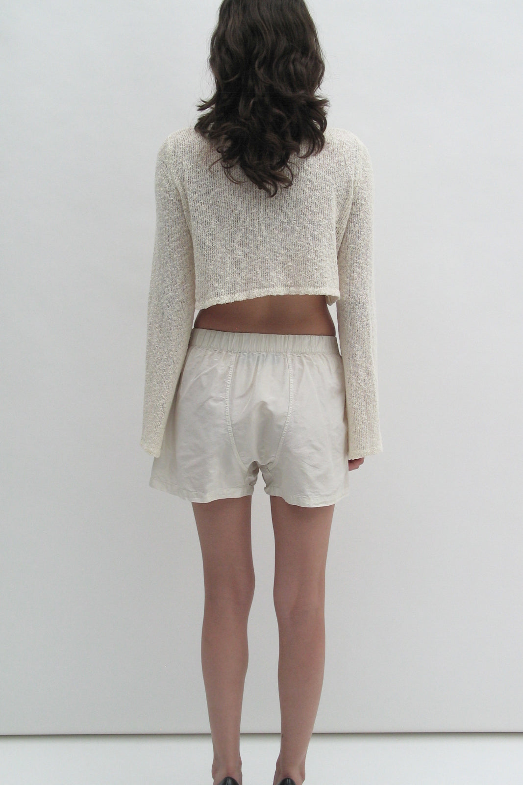 Boucle crop top